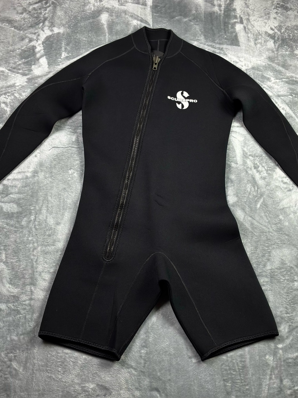Scubapro Oneflex Caribbean Shorty Long Sleeve 3mm Wetsuit Size L/52 Black Diving